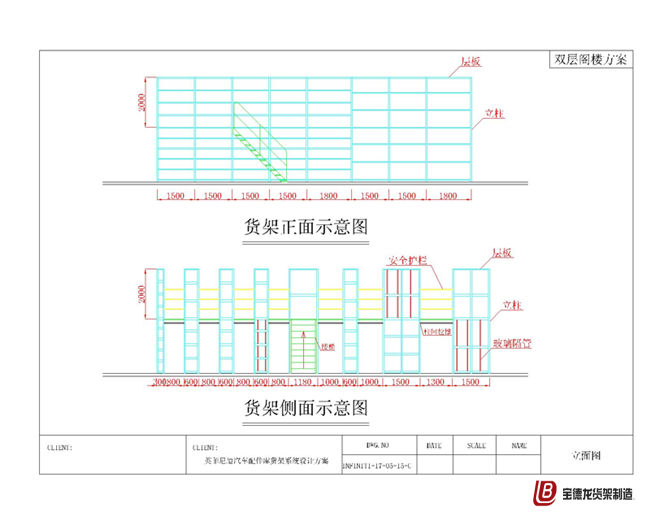 汽车4S店货架