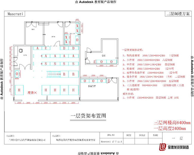 玛莎拉蒂汽车4S店货架
